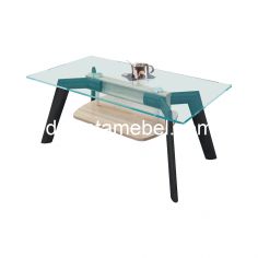 Coffee Table Size 100 - Siantano CT VIOLET / Black, Natural